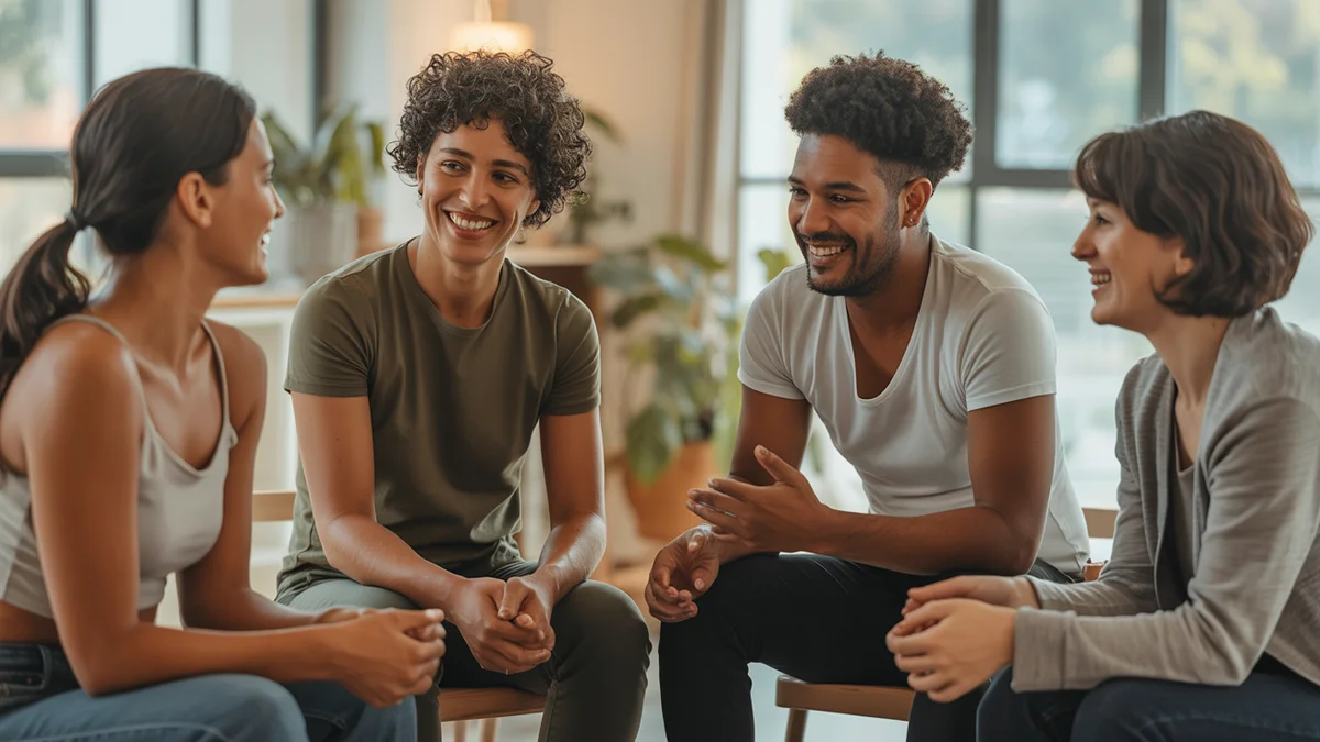 Wellness group working together