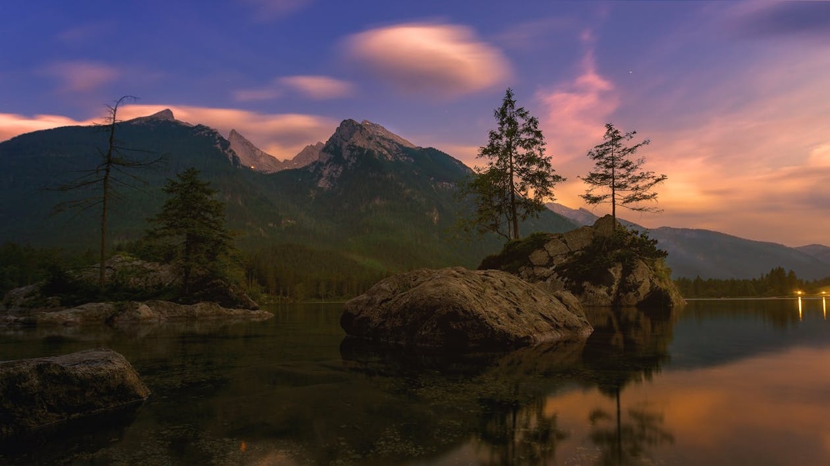 Peaceful meditation in nature